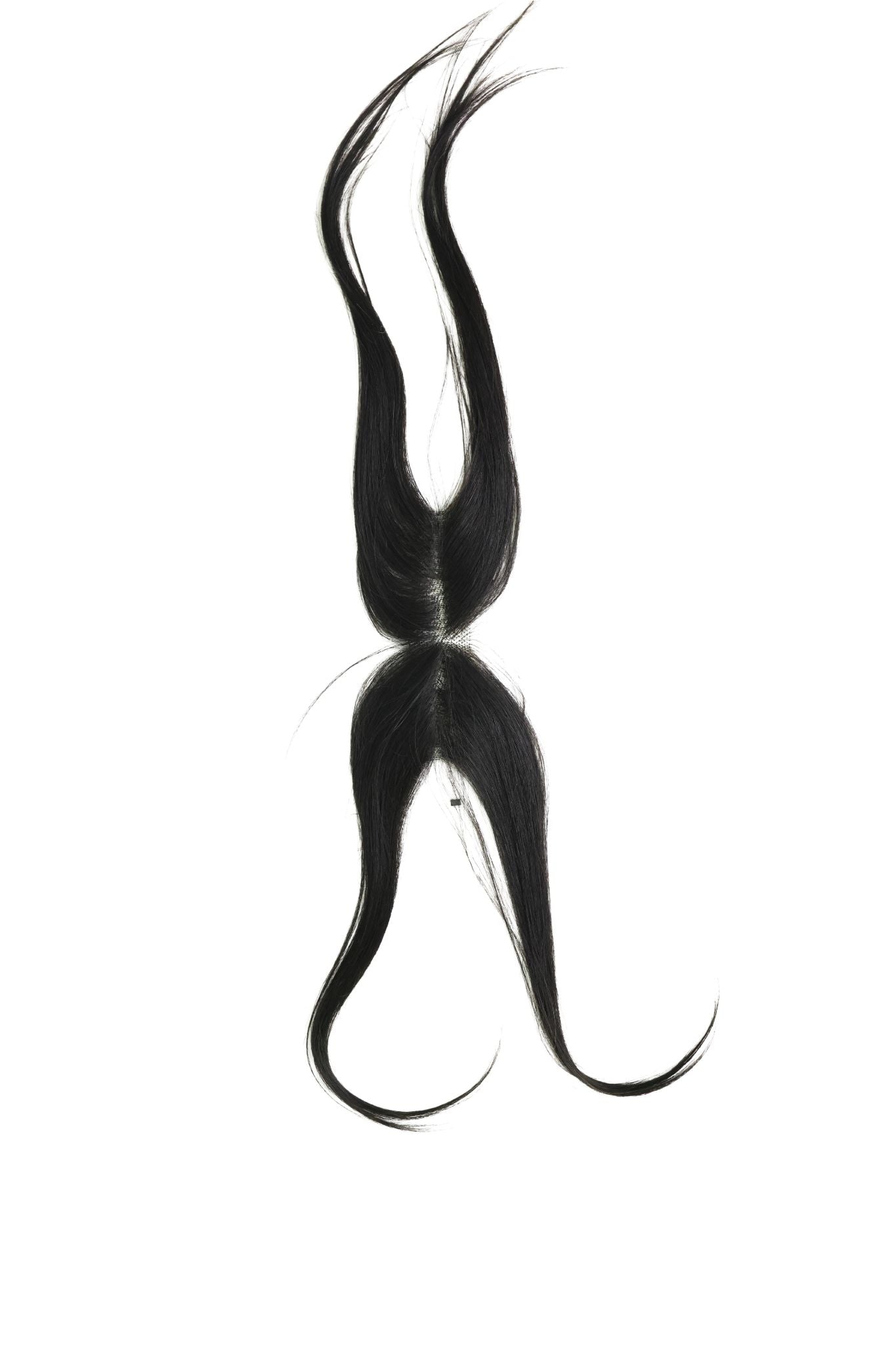 10” Human Hair Clip in Bangs with String
