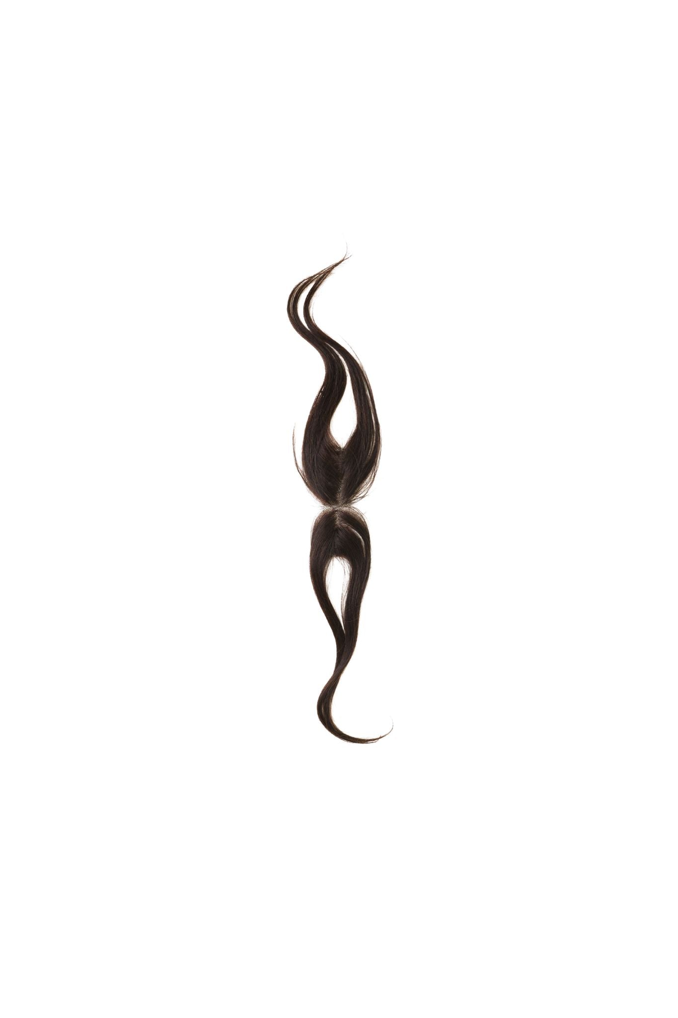 10” Human Hair Clip in Bangs with String