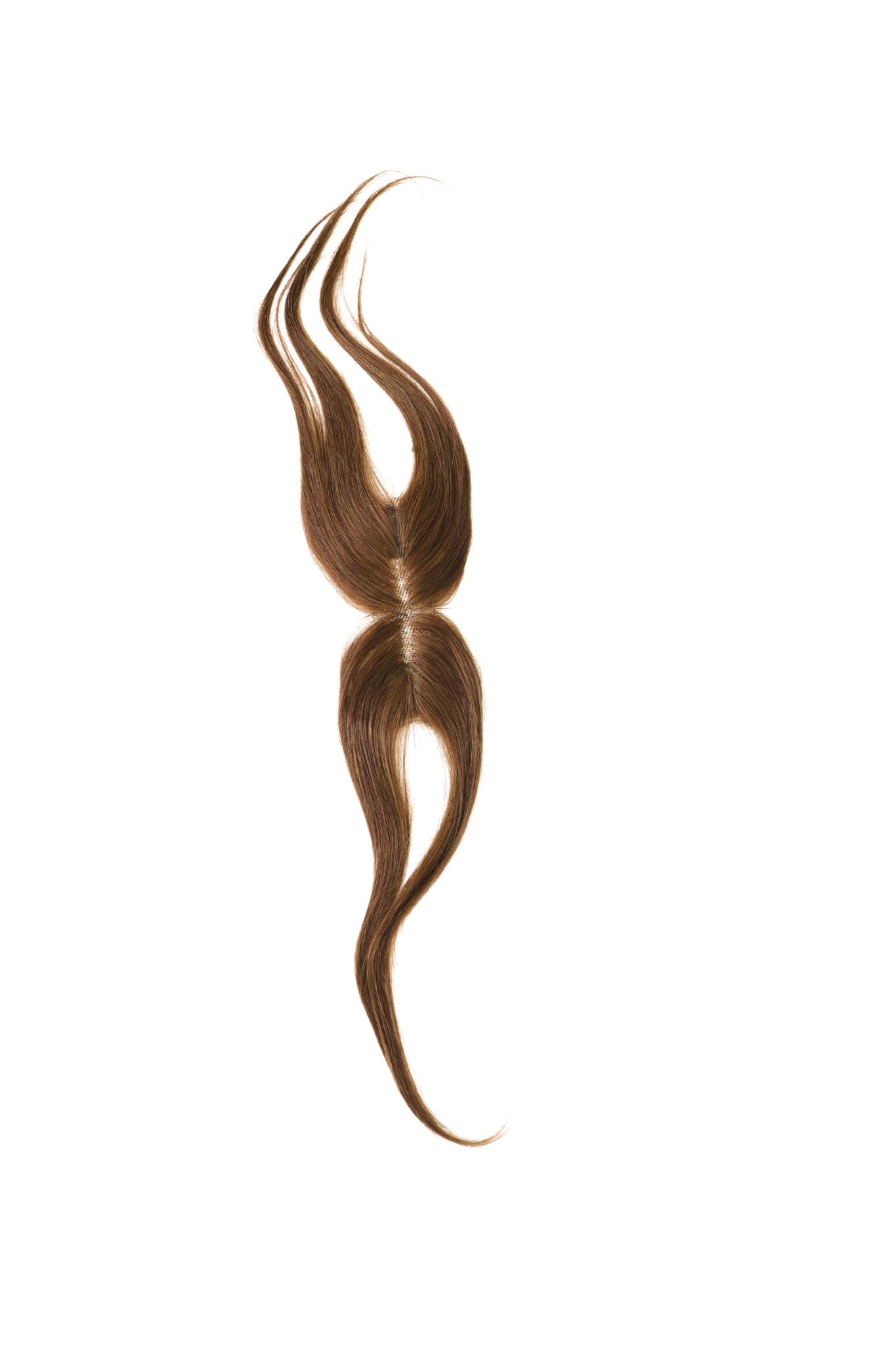 10” Human Hair Clip in Bangs with String