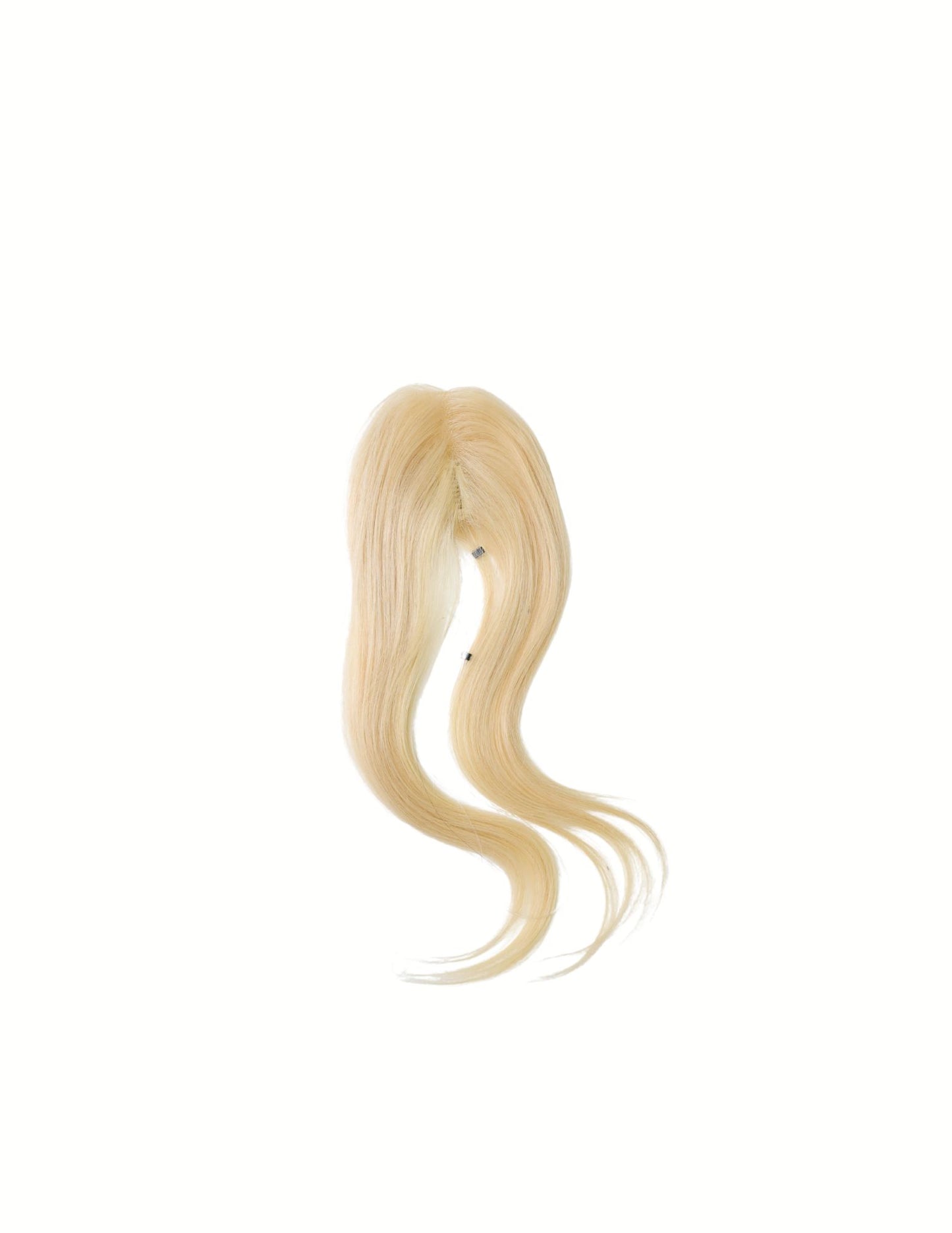 10” Human Hair Clip in Bangs with String