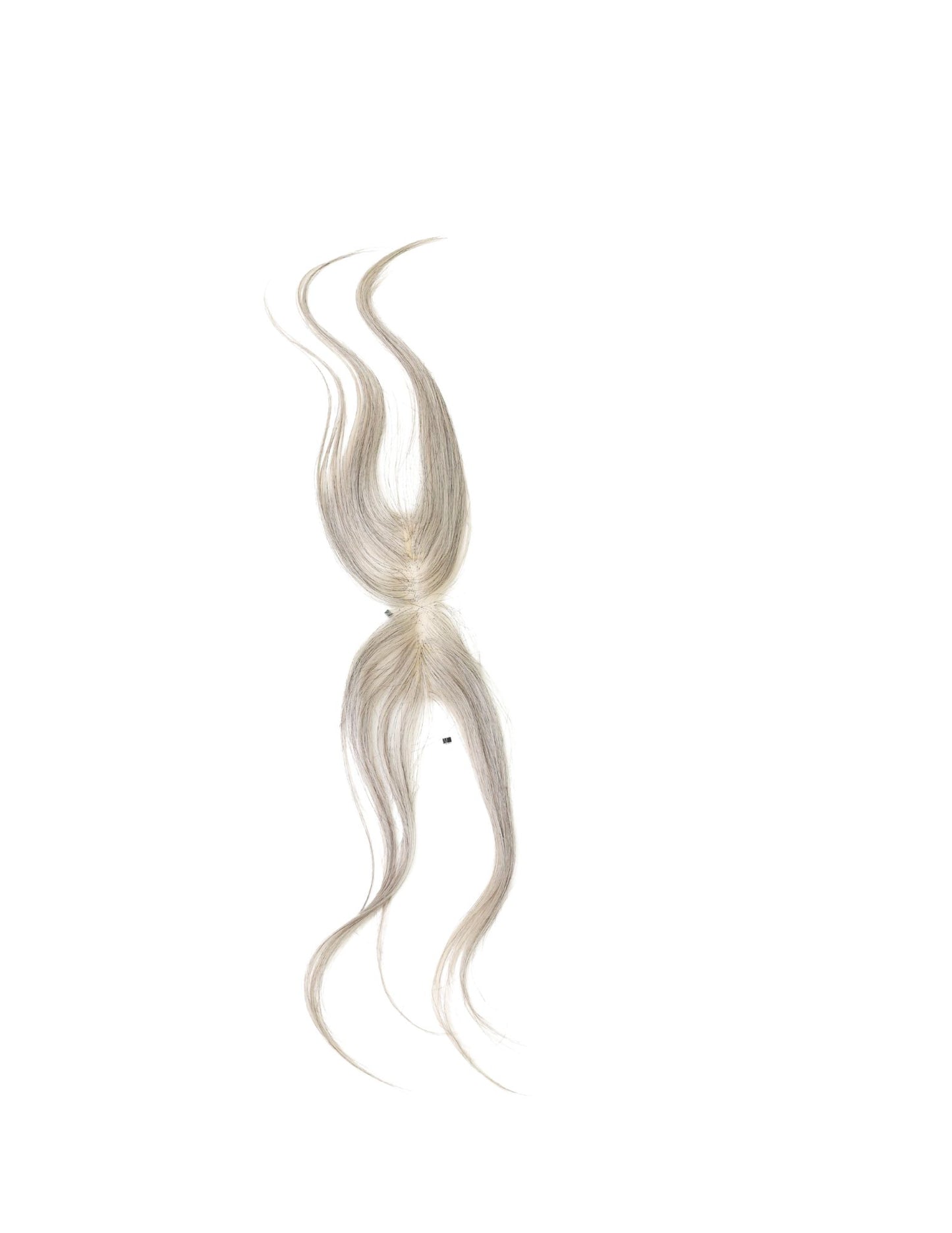10” Human Hair Clip in Bangs with String