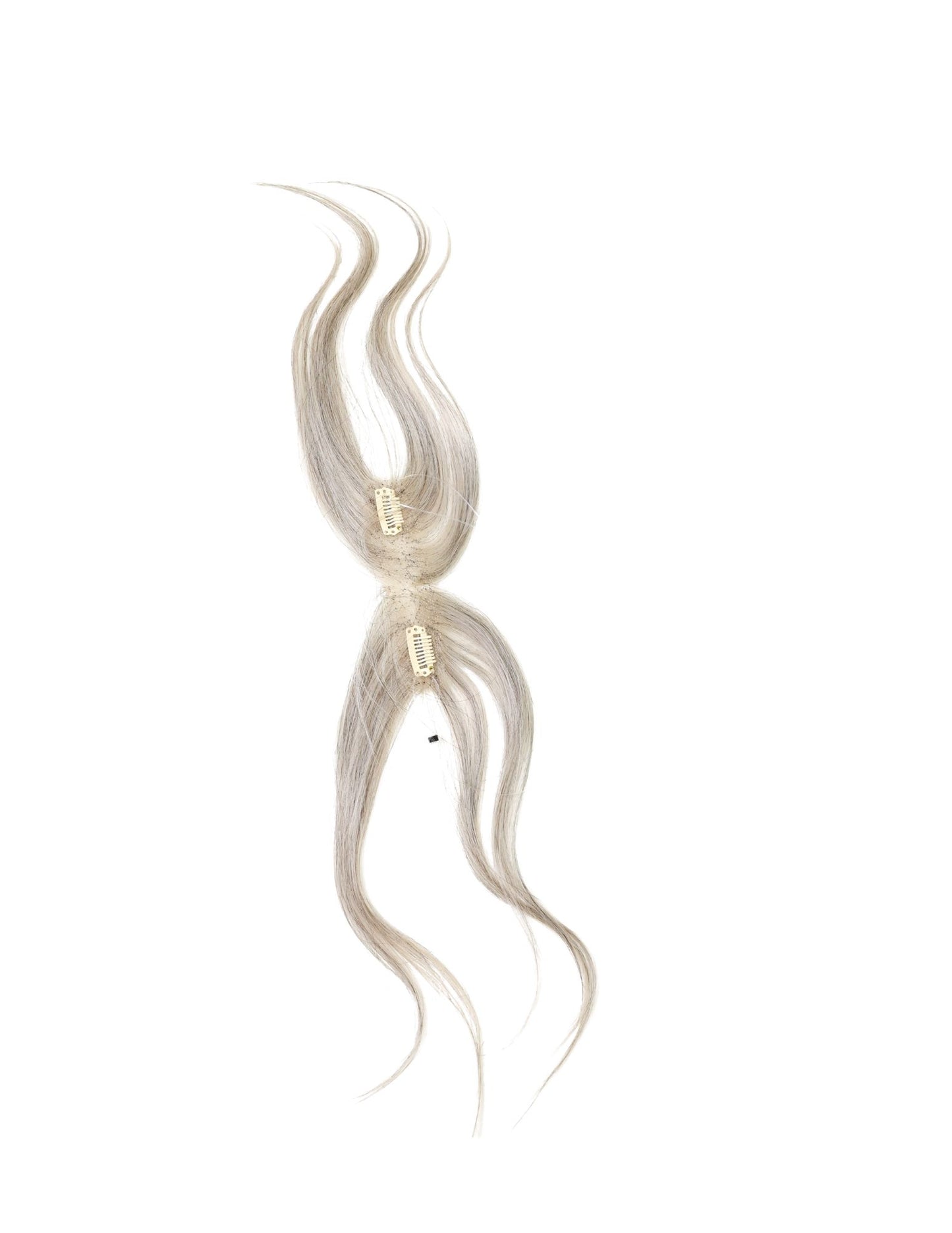 10” Human Hair Clip in Bangs with String