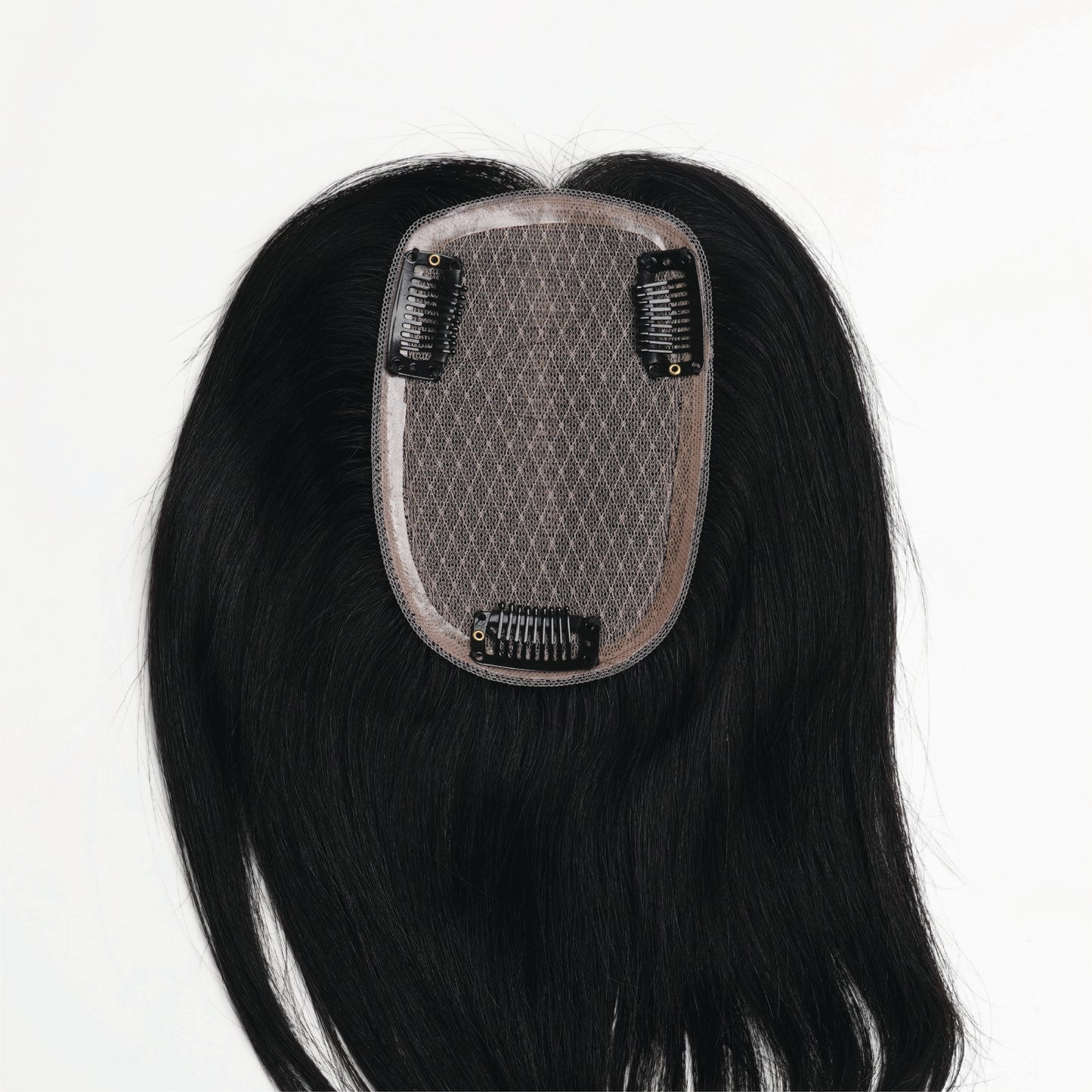 Silk Base Human Hair Topper (with clips)