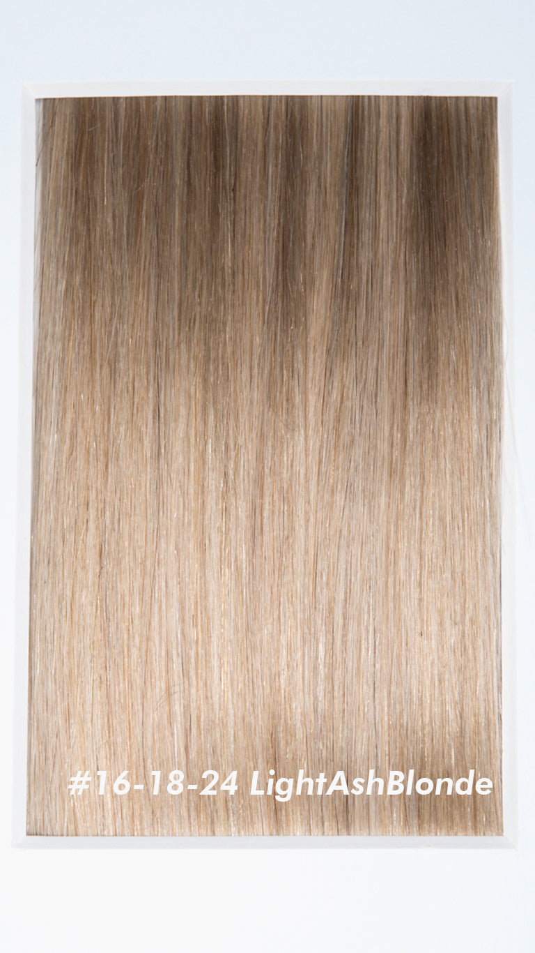 14" Straight 7 piece Clip-In Extensions (120 grams)