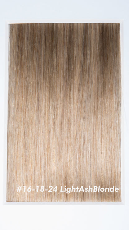 24" Straight 7 piece Clip-In Extensions (220 grams)