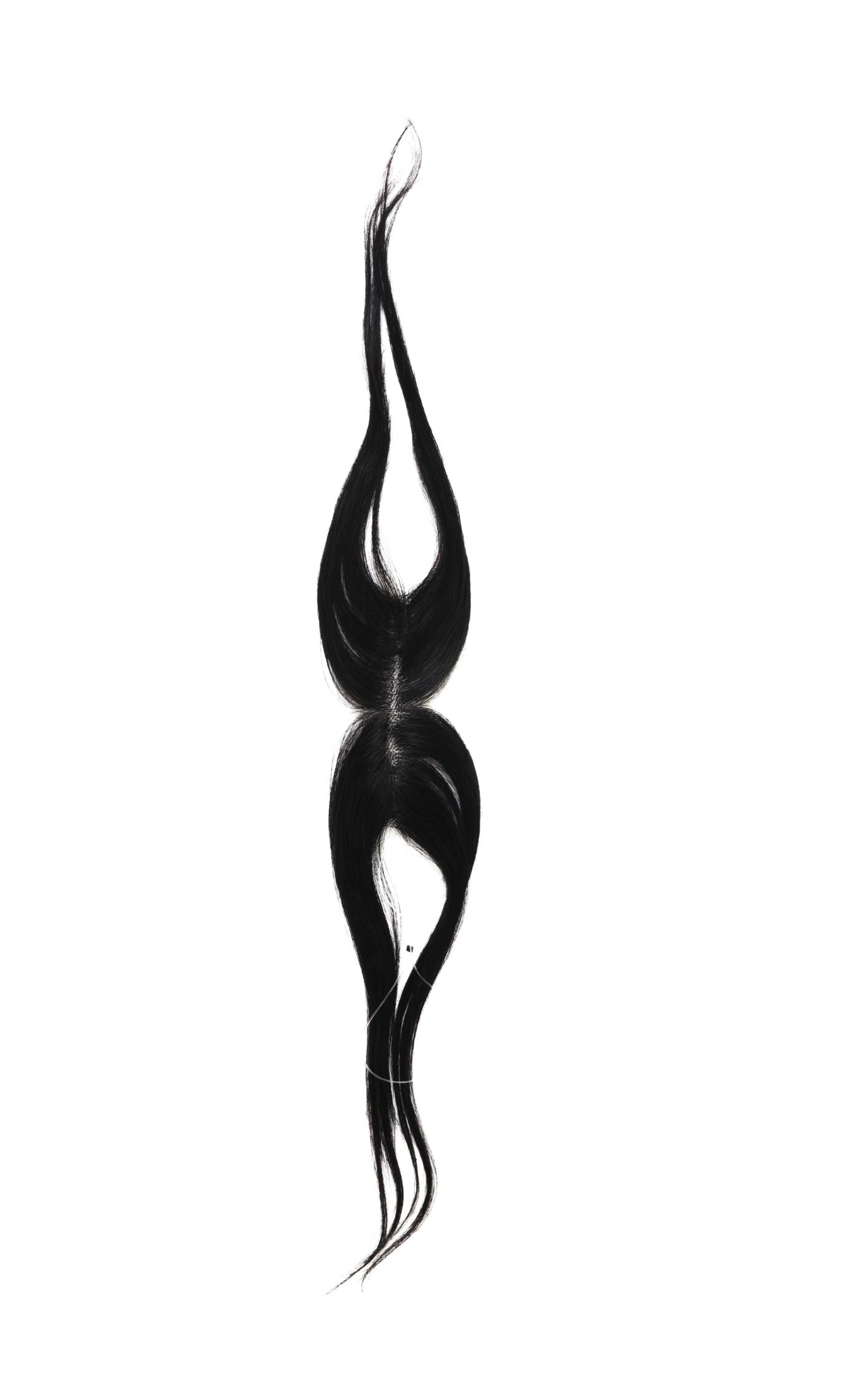 10” Human Hair Clip in Bangs with String