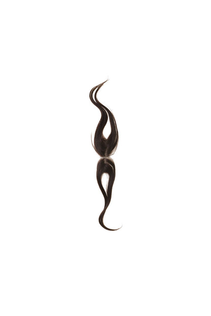 10” Human Hair Clip in Bangs with String