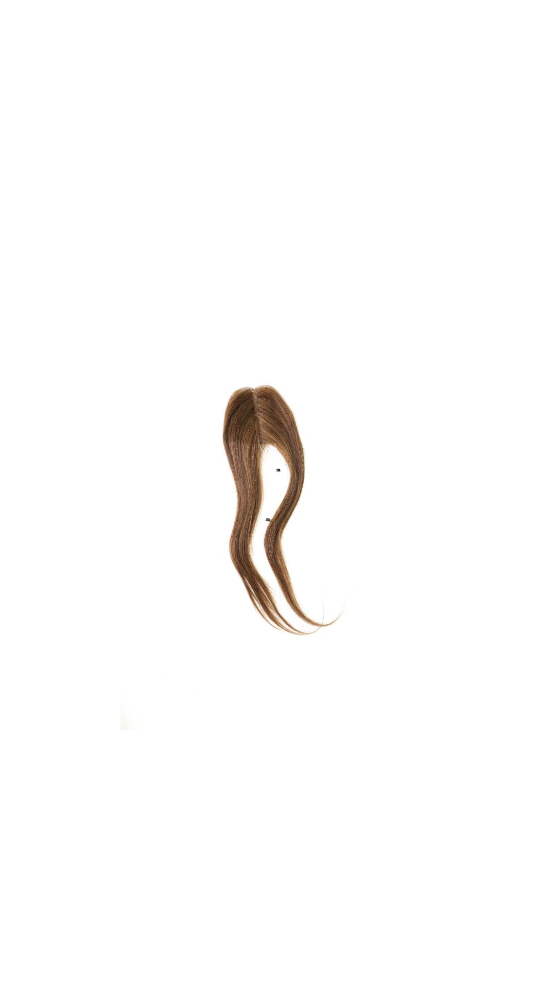 10” Human Hair Clip in Bangs with String