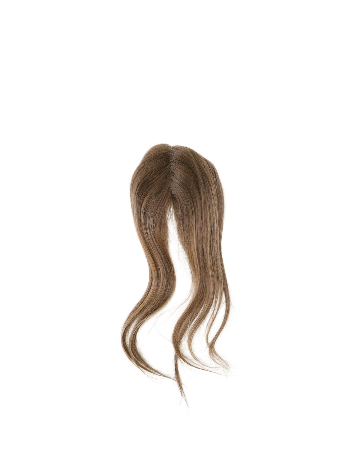10” Human Hair Clip in Bangs with String