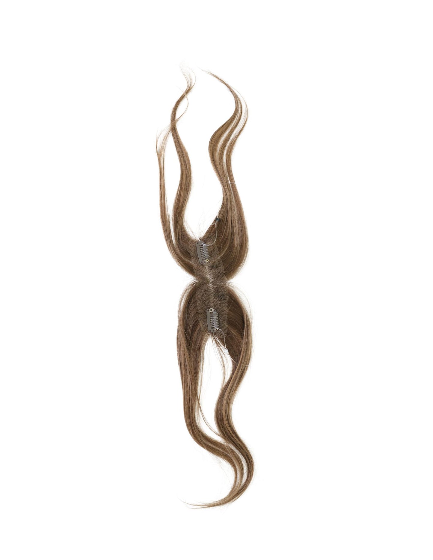 10” Human Hair Clip in Bangs with String