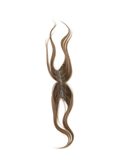 10” Human Hair Clip in Bangs with String