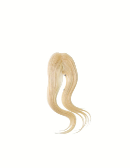 10” Human Hair Clip in Bangs with String
