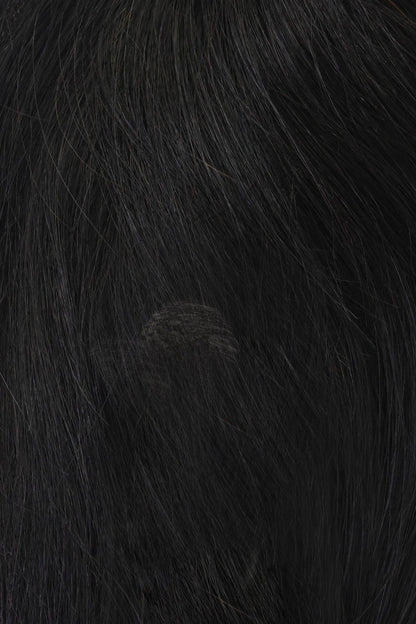 10” Human Hair Clip in Bangs with String