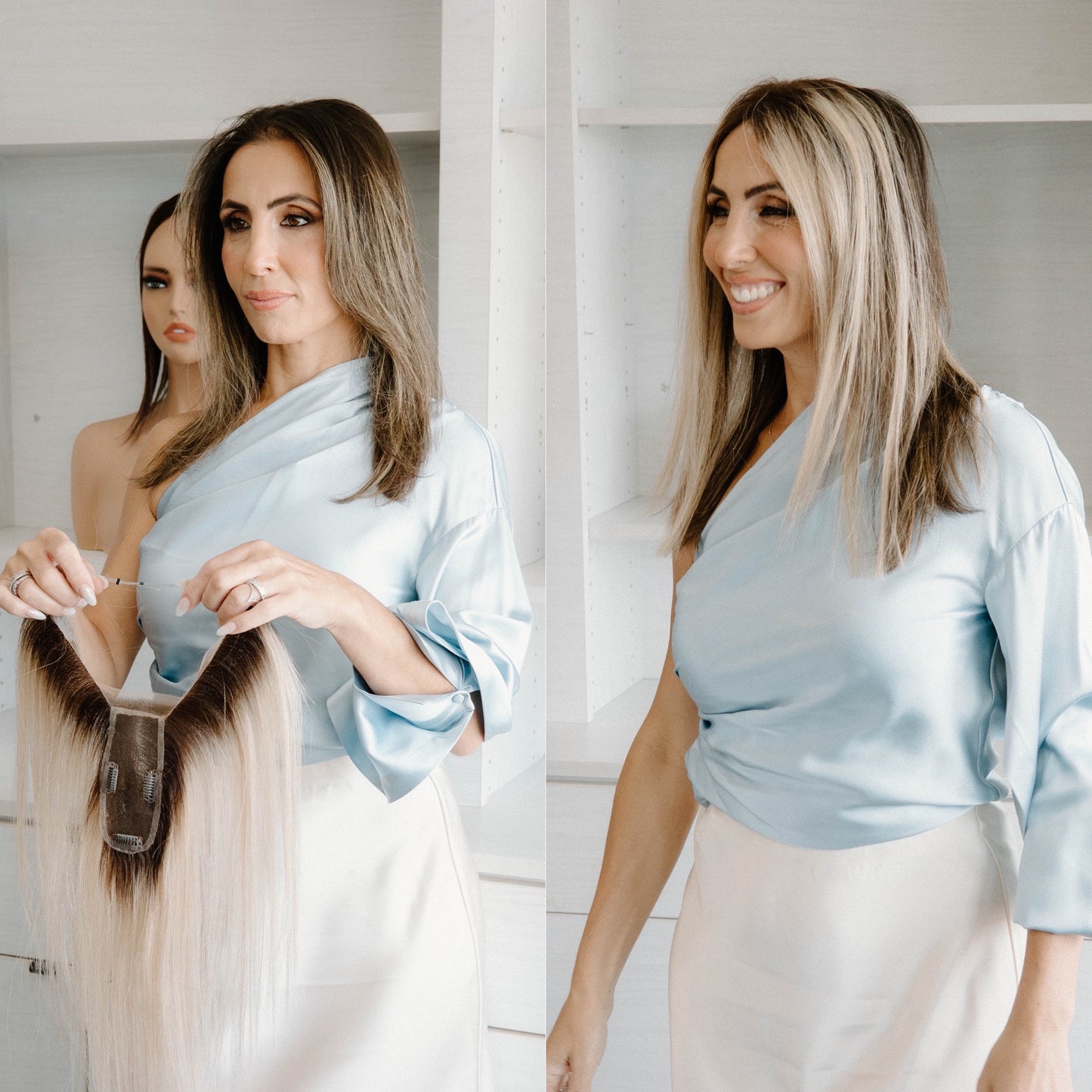 Hybrid Hairline Topper (Jewell Clip X Skye)