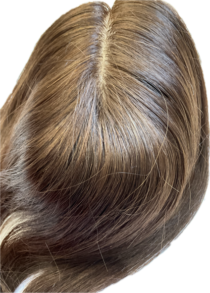Silk Base Human Hair Topper (with clips)