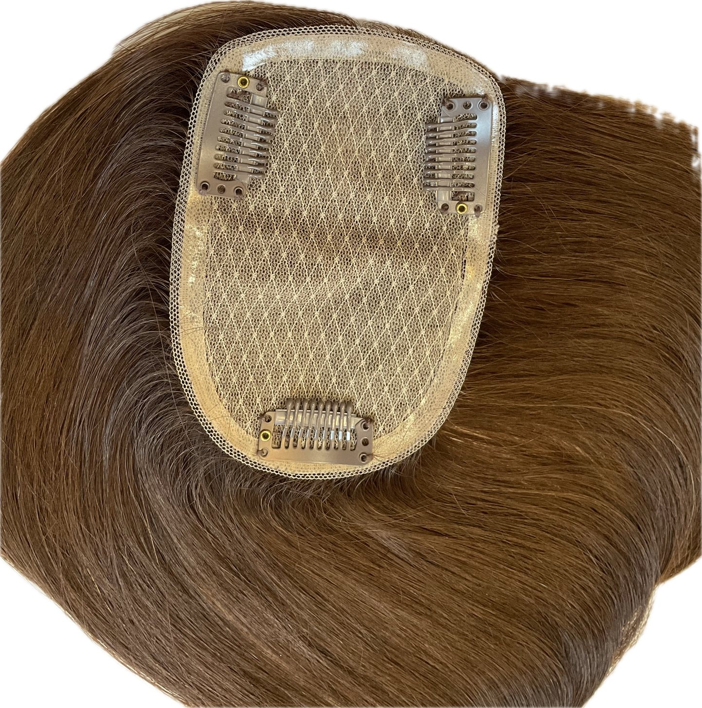 Silk Base Human Hair Topper (with clips)