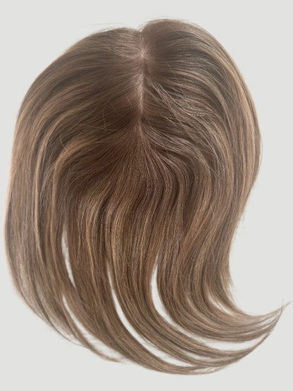 Silk Base Human Hair Topper (with clips)