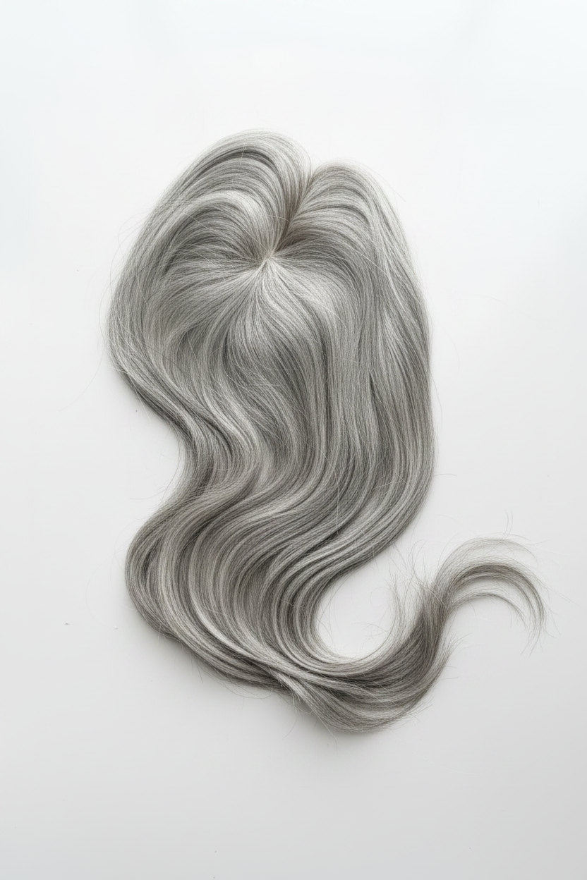 Silk Base Human Hair Topper (with clips)