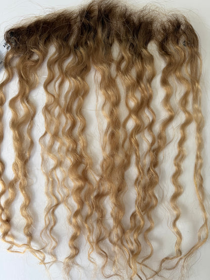 Curly Hairline Topper- Clip Free