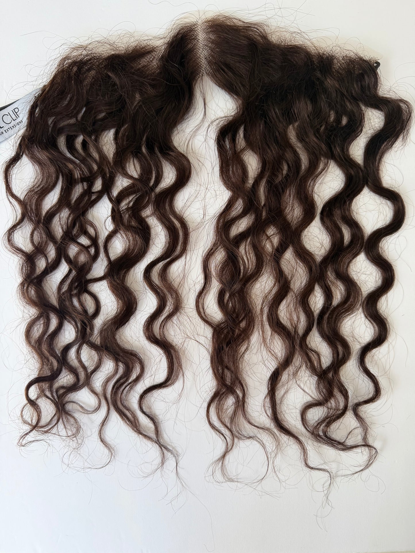 Curly Hairline Topper- Clip Free