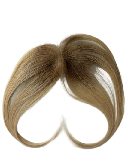 10” Human Hair Clip in Bangs with String