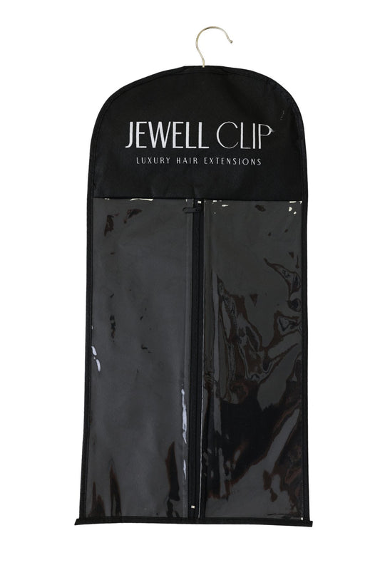 Jewell Clip Luxury Hair Extensions Carrier with Hanger