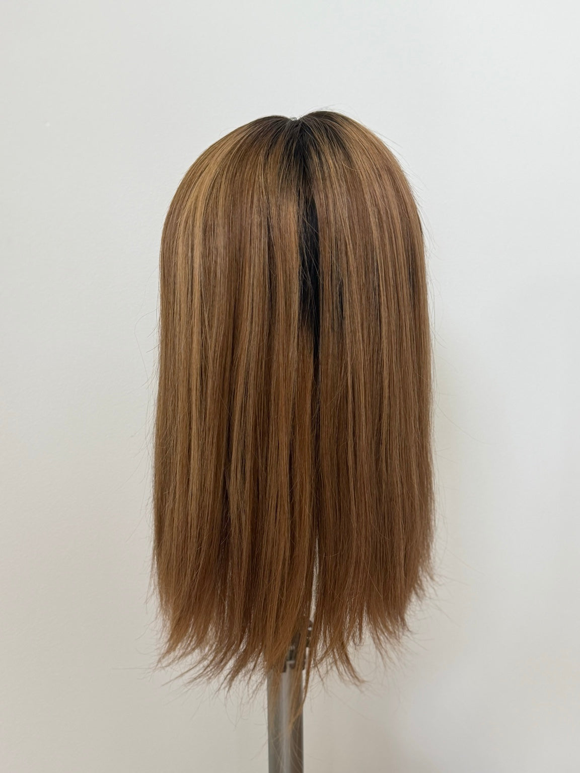 Cecilia chestnut balayage wig, back