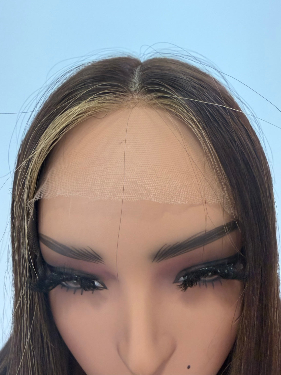 Gemma European hair wig, hairline and money piece