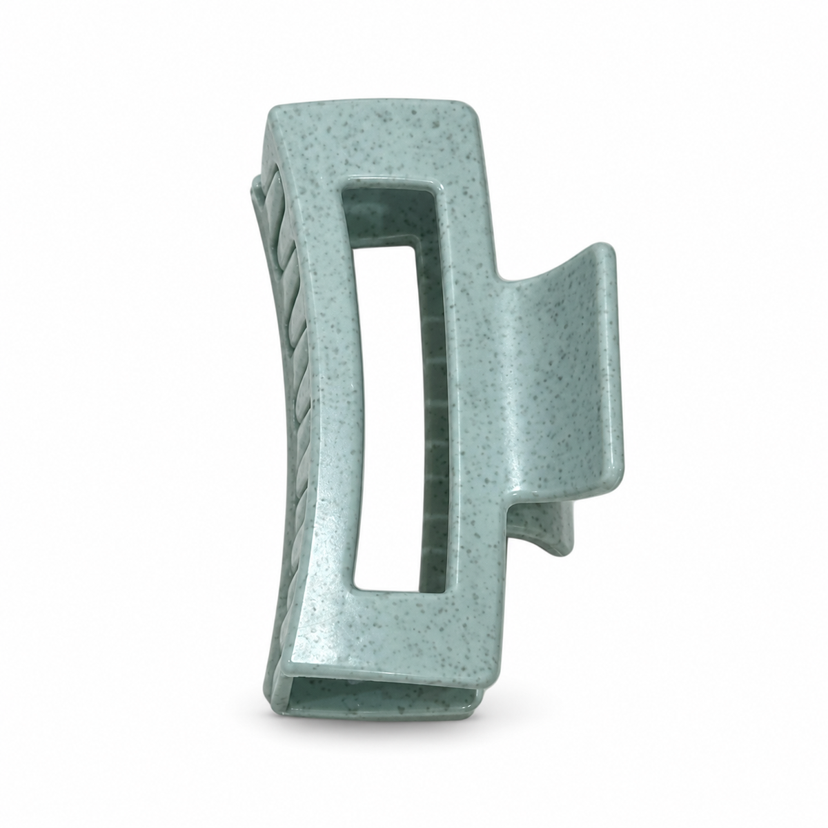 Light Blue Rectangle Claw Clip