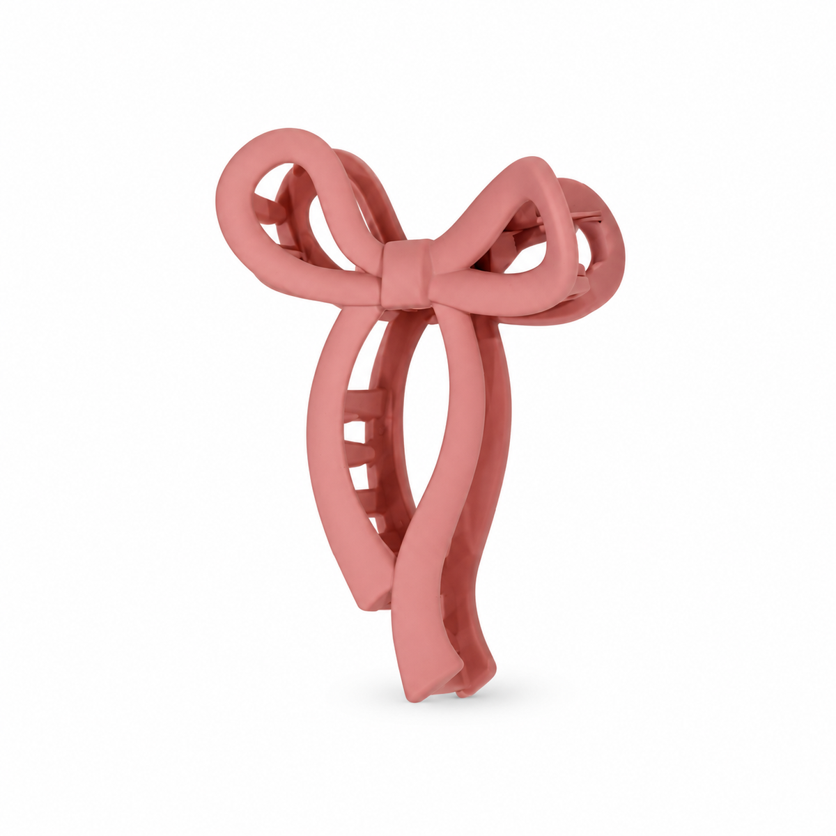 Pink Bow Claw Clip