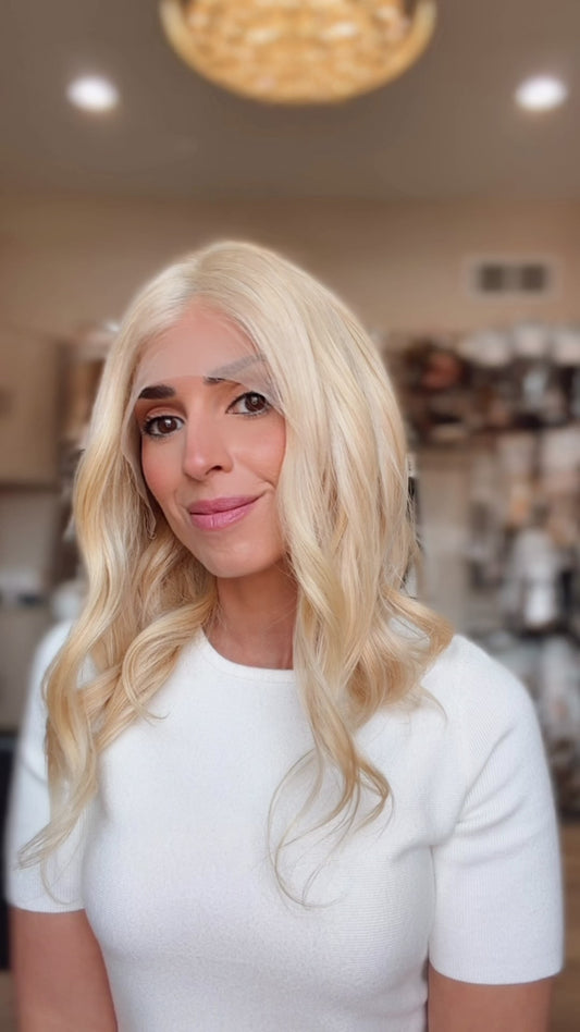 Monica | 16” Lace Top Human Hair Wig