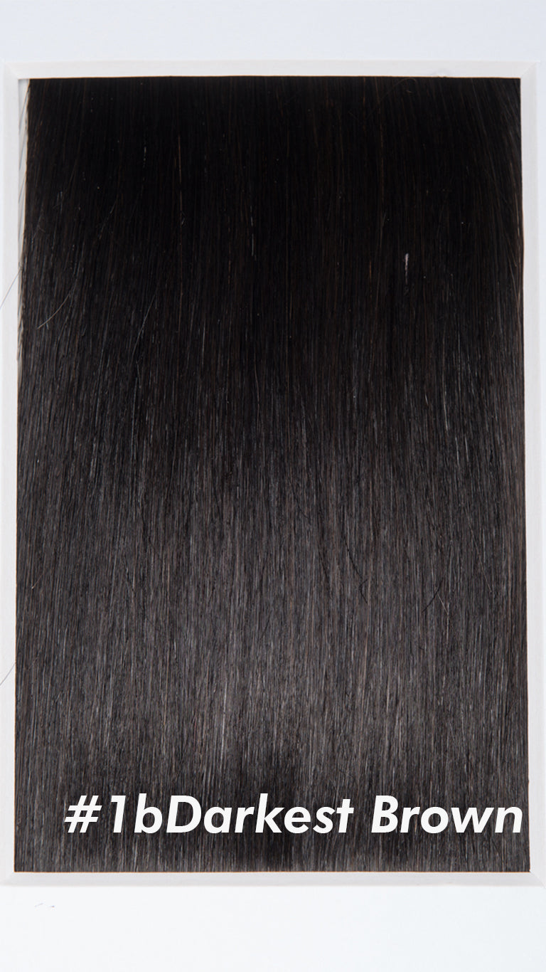 14" Straight 7 piece Clip-In Extensions (120 grams)