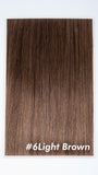 24" Straight 7 piece Clip-In Extensions (220 grams)
